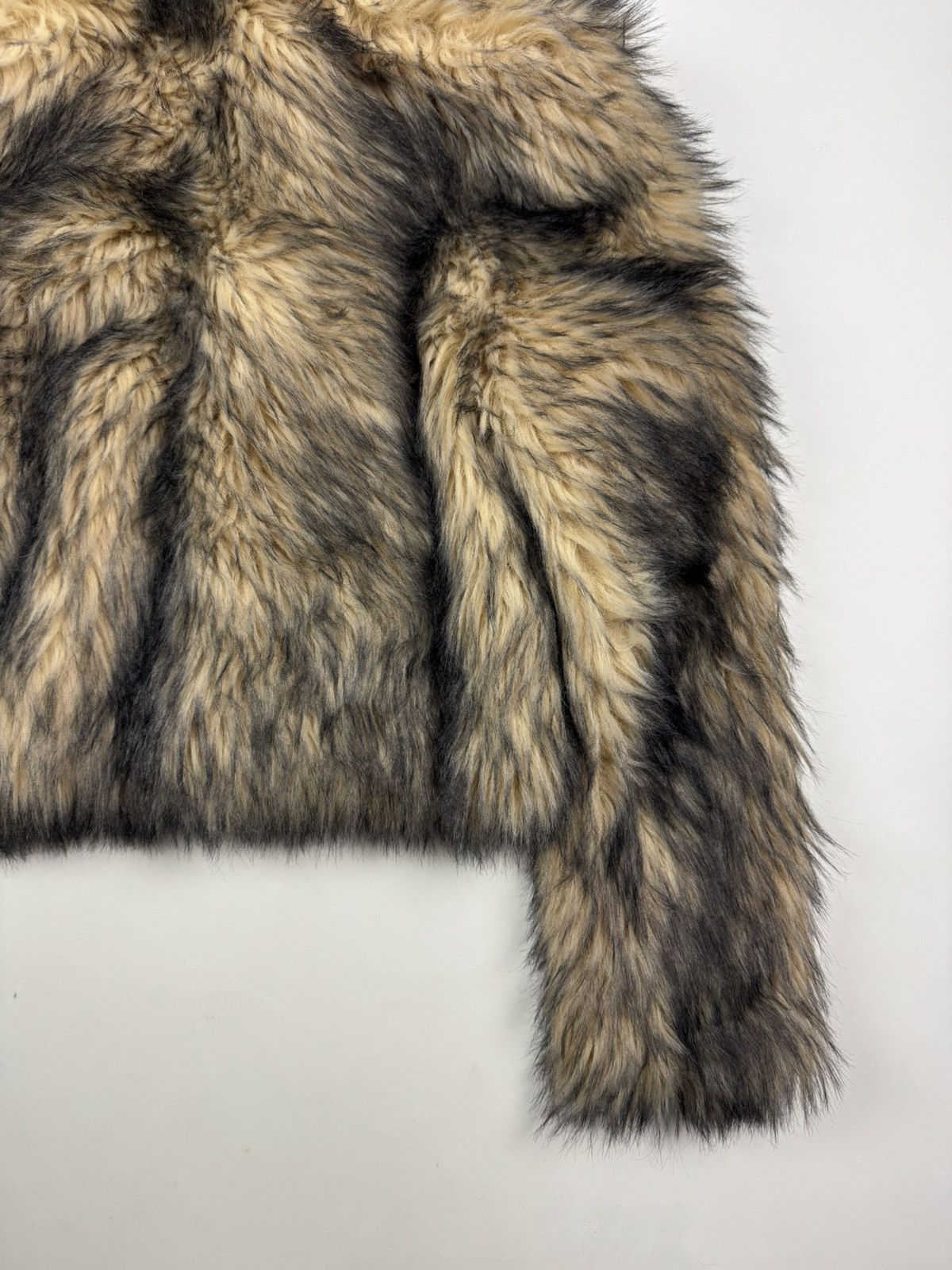 H&M × Paco Rabanne Rabanne x H&M Animal Print Faux Fur Hooded Jacket Size M / US 6-8 / IT 42-44 - 15 Thumbnail