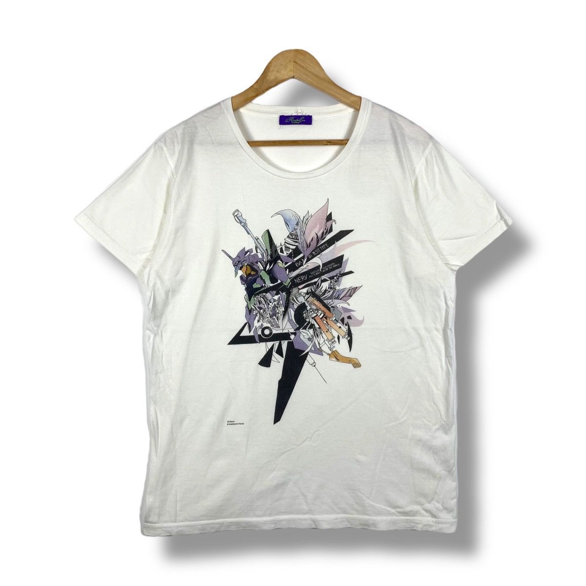 Anime × Japanese Brand Kakikawa Kenta NEW EVANGELION Illustration Art Radio Eva Tee Size US L / EU 52-54 / 3 - 1 Thumbnail
