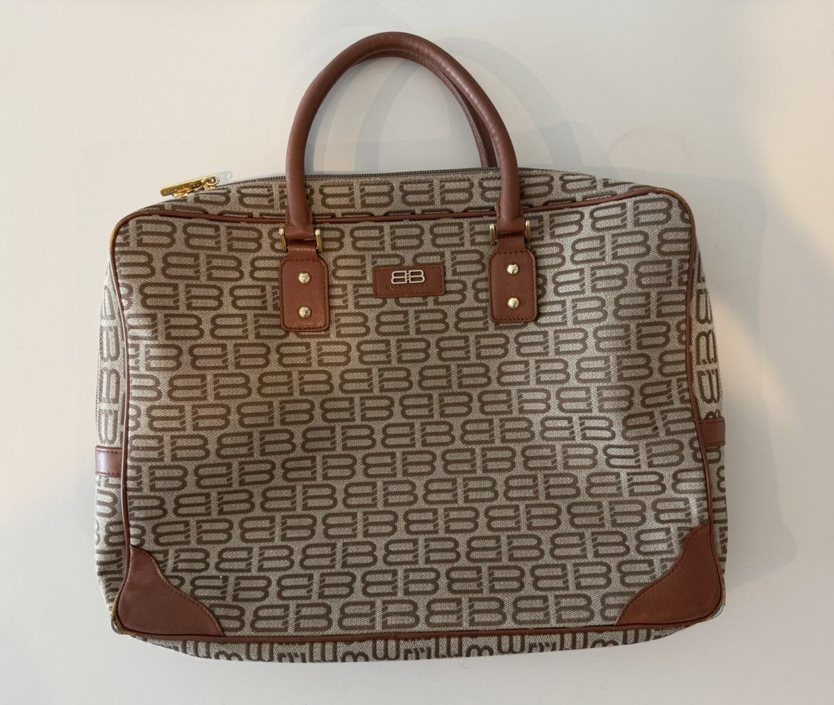 Balenciaga Balenciaga Vintage Monogram Briefcase Messenger Bag Size ONE SIZE - 1 Thumbnail