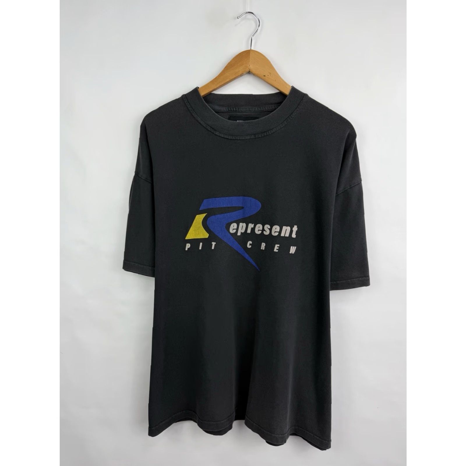 Vintage Represent T-Shirt Pit Crew Retro Y2K XL Black Mens Size US XL / EU 56 / 4 - 3 Thumbnail