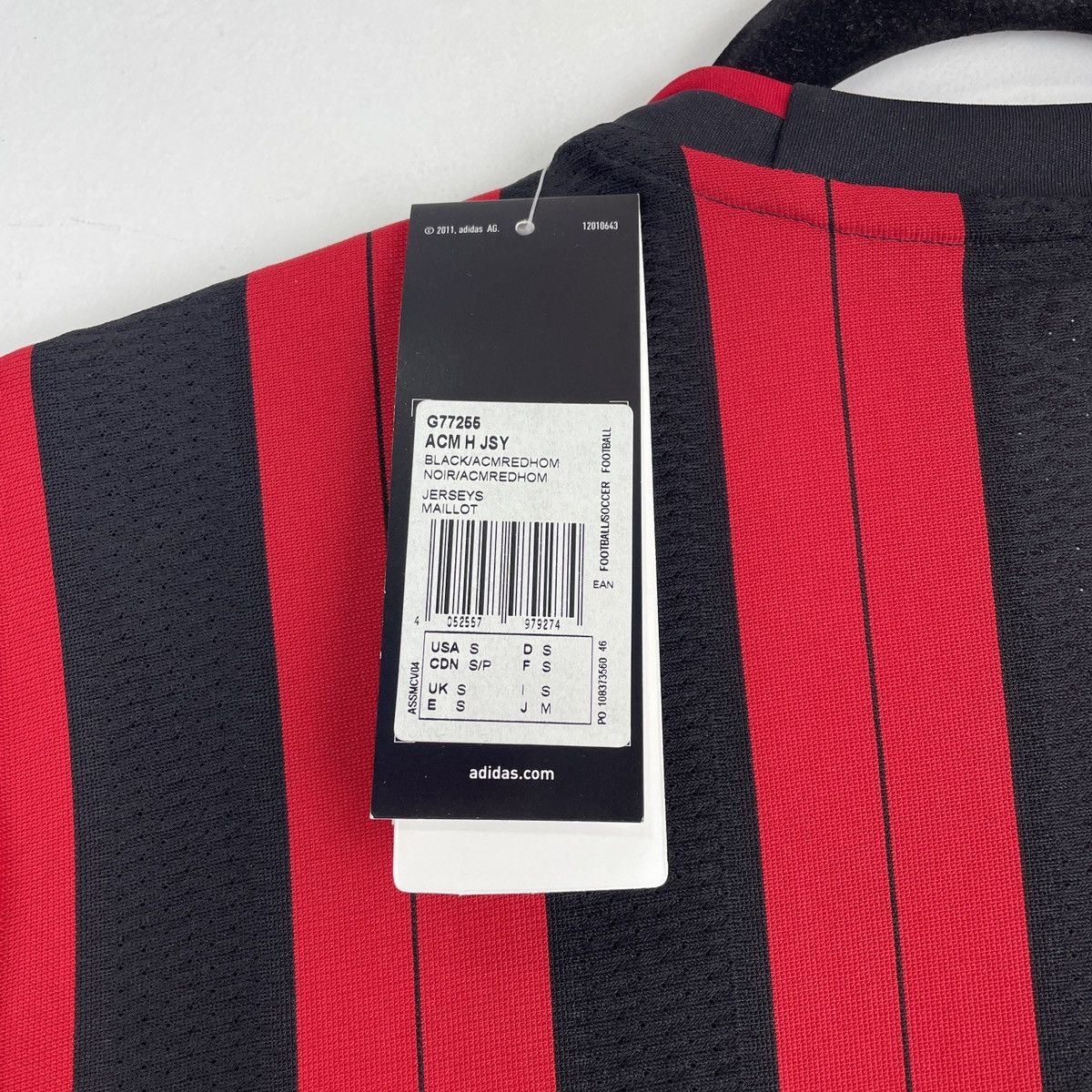 Adidas AC Milan Adidas Home Jersey Shirt Men 2013/2014 size S Size US S / EU 44-46 / 1 - 6 Thumbnail