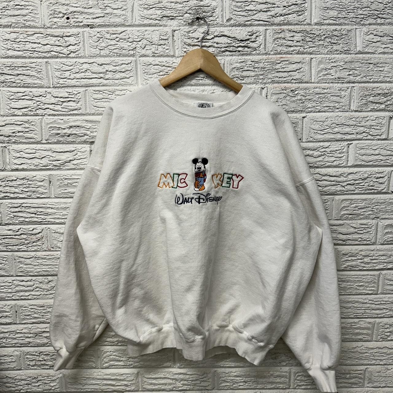 Disney × Vintage Vintage Disney Mickey Mouse Embroidered Sweatshirt XL Size US XL / EU 56 / 4 - 1 Thumbnail
