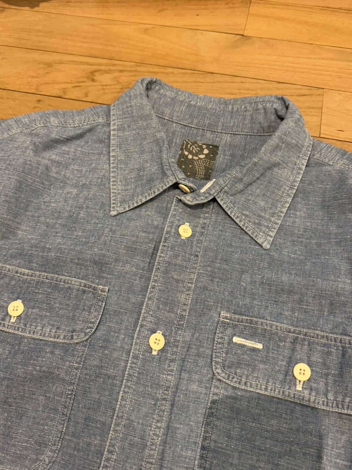 Visvim ICT langers shirt chambray Size US S / EU 44-46 / 1 - 2 Thumbnail