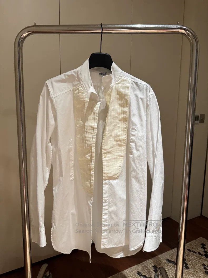 Loewe Loewe White long-sleeved shirt Size XS / US 0-2 / IT 36-38 - 1 Thumbnail