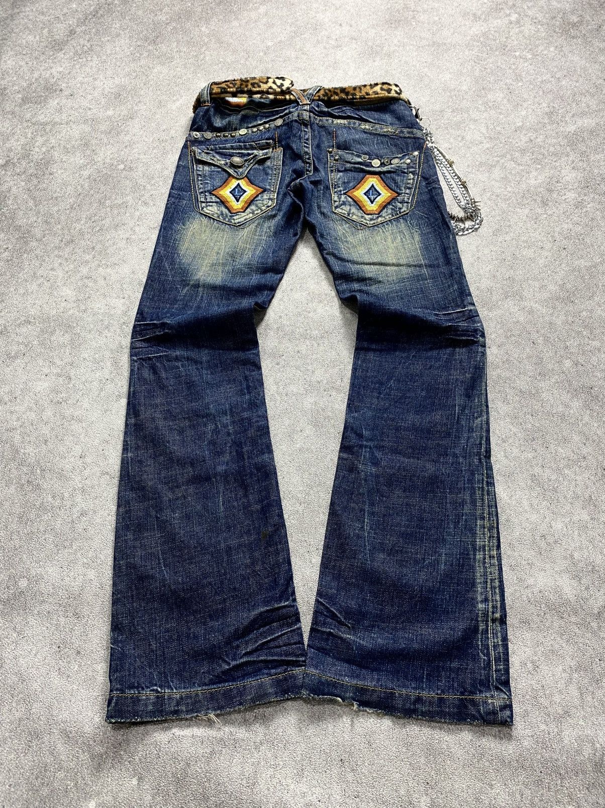 Tornado Mart 2000s Lolita Mudmax Fading Flare Jean Size US 30 / EU 46 - 2 Thumbnail