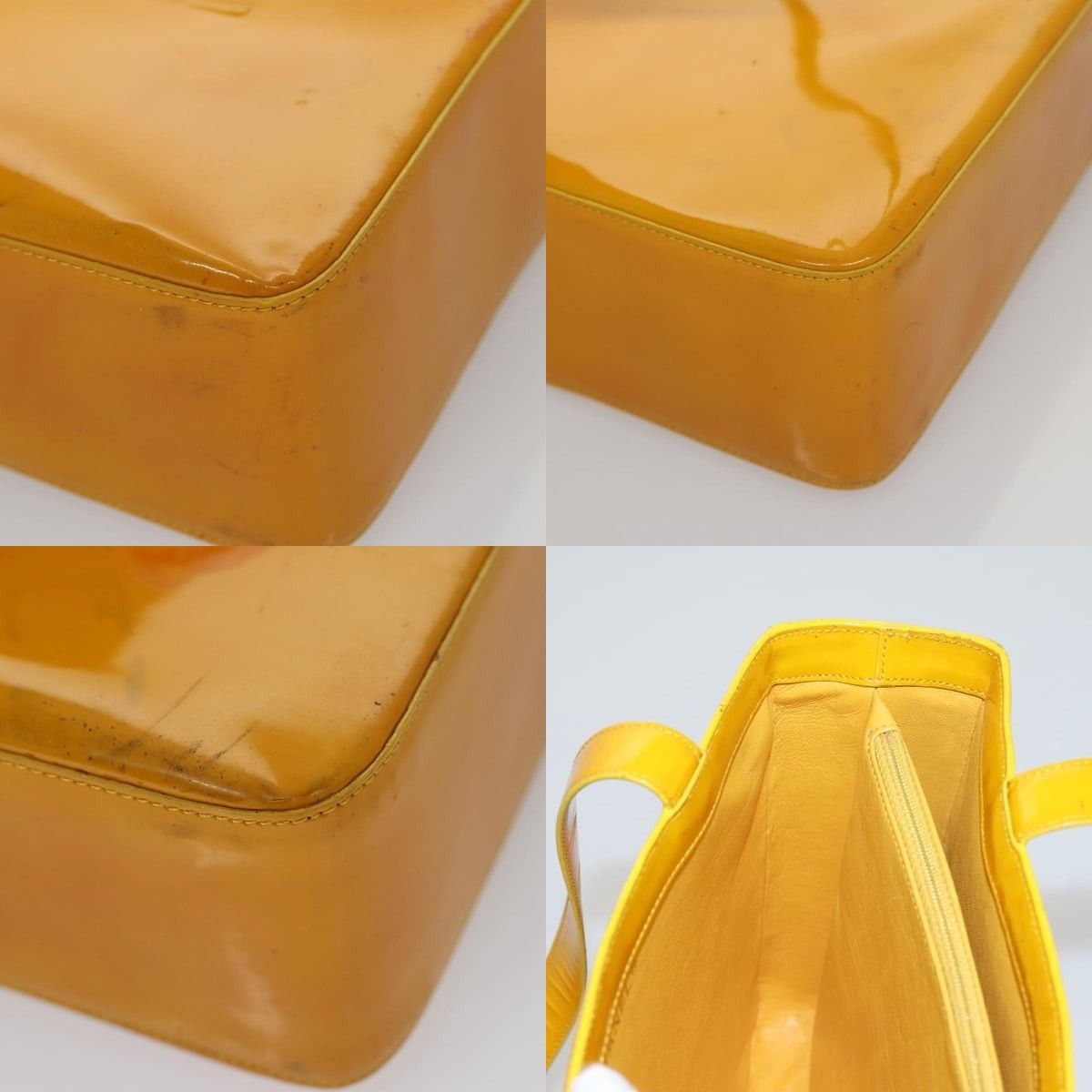 Chanel Chanel Tote Bag Enamel Yellow CC Size ONE SIZE - 6 Thumbnail