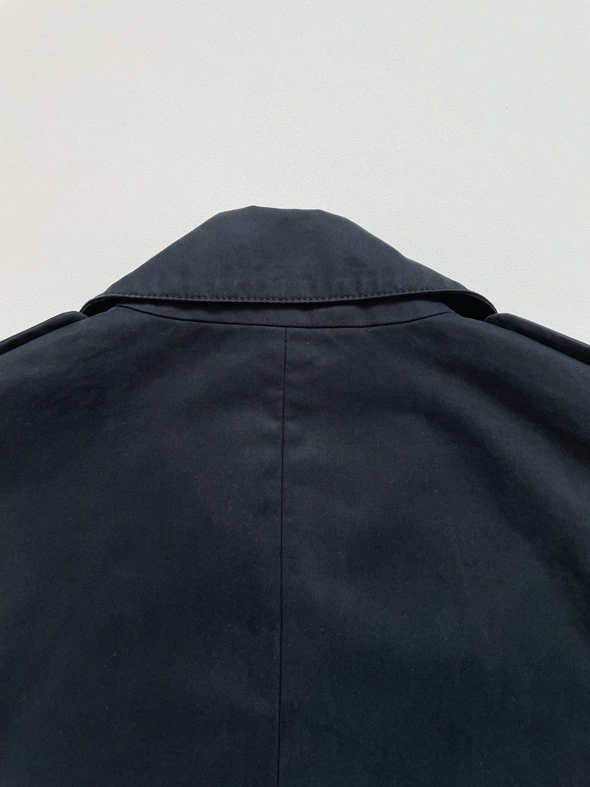 Maison Margiela S/S 10 Blue Cotton Mac Caban Jacket Size US M / EU 48-50 / 2 - 16 Thumbnail