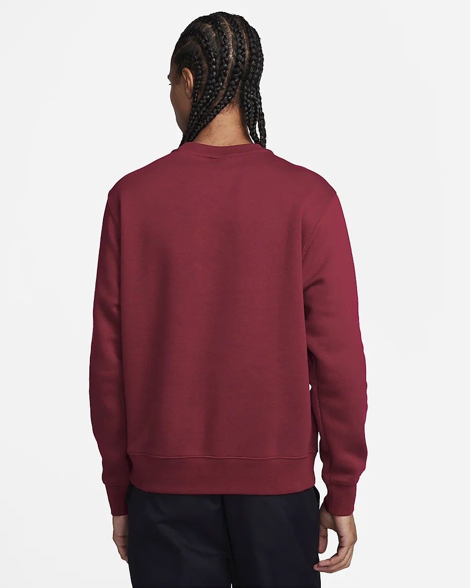 Nike Nike NSW Club Crew Fleece Pullover Team Red Size US M / EU 48-50 / 2 - 2 Thumbnail
