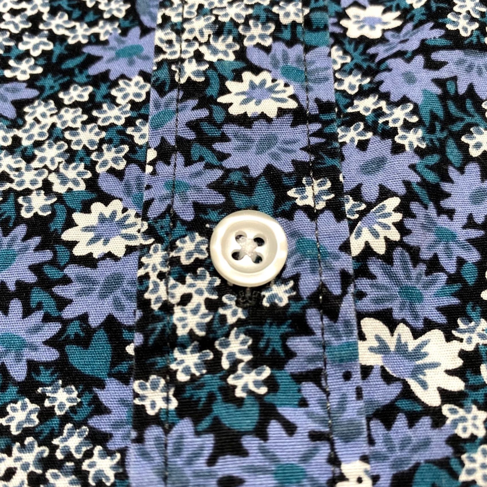 J.Crew J. Crew Mens Large Blue Floral Long Sleeve Button Down Shirt Cotton Stretch Size US L / EU 52-54 / 3 - 7 Thumbnail