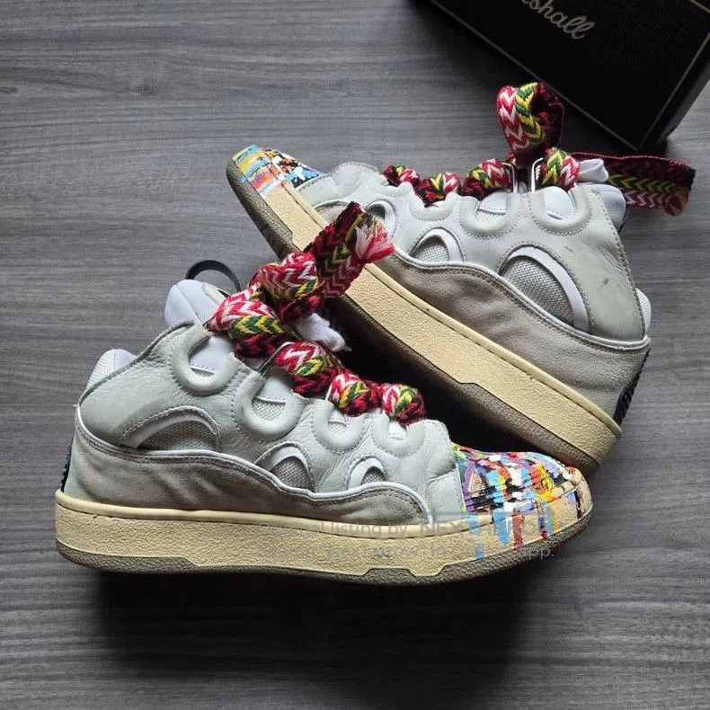 Lanvin Lanvin Gallery Dept Colorful Graffiti Sneakers. Size US 9 / EU 42 - 5 Thumbnail