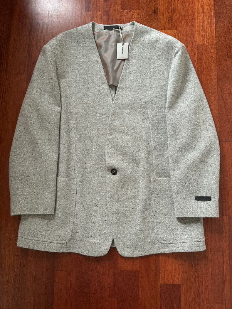 Fear of God Fear of God Snowflake gray collarless suit Size US M / EU 48-50 / 2 - 1 Thumbnail