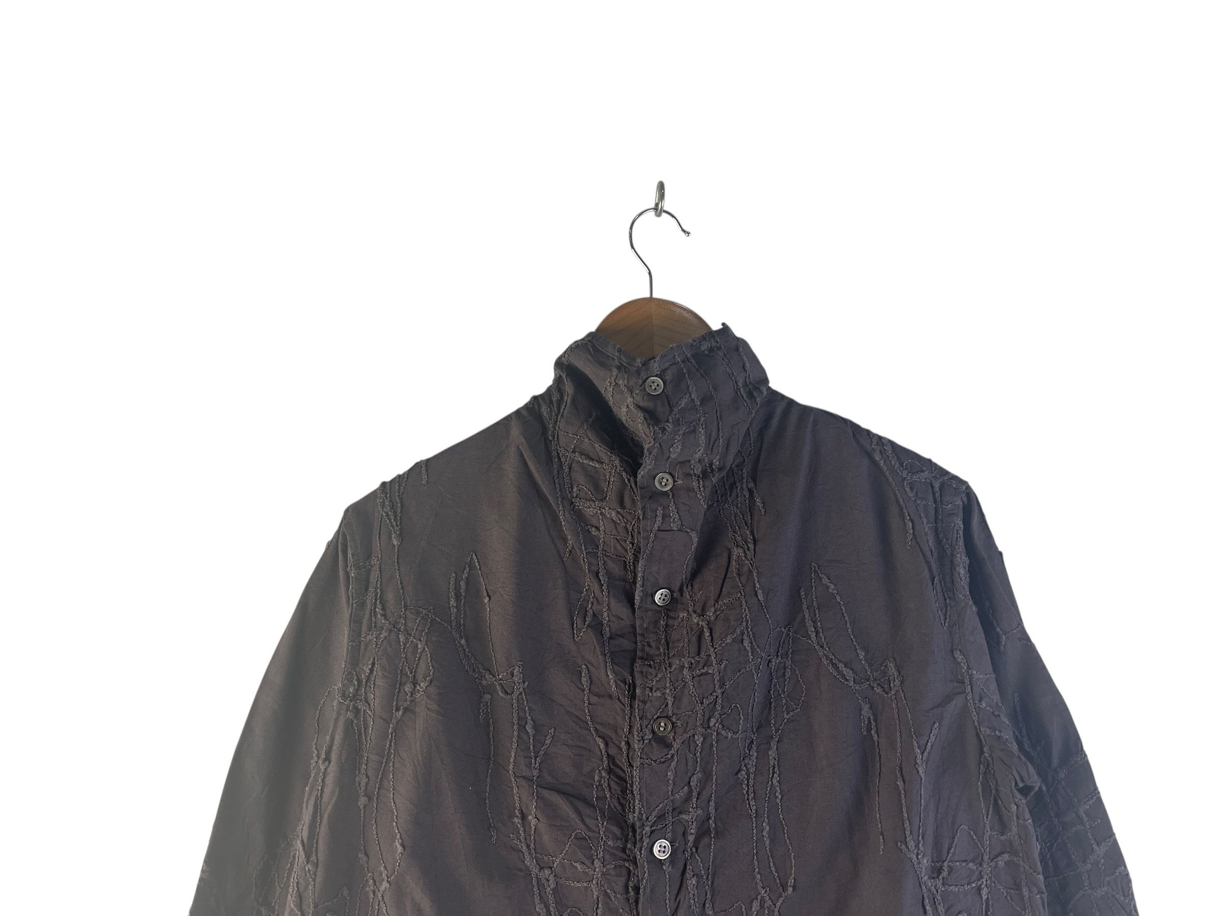 Issey Miyake Plantation Issey Miyake Textured Cropped Jacket High Neck Size US S / EU 44-46 / 1 - 9 Thumbnail
