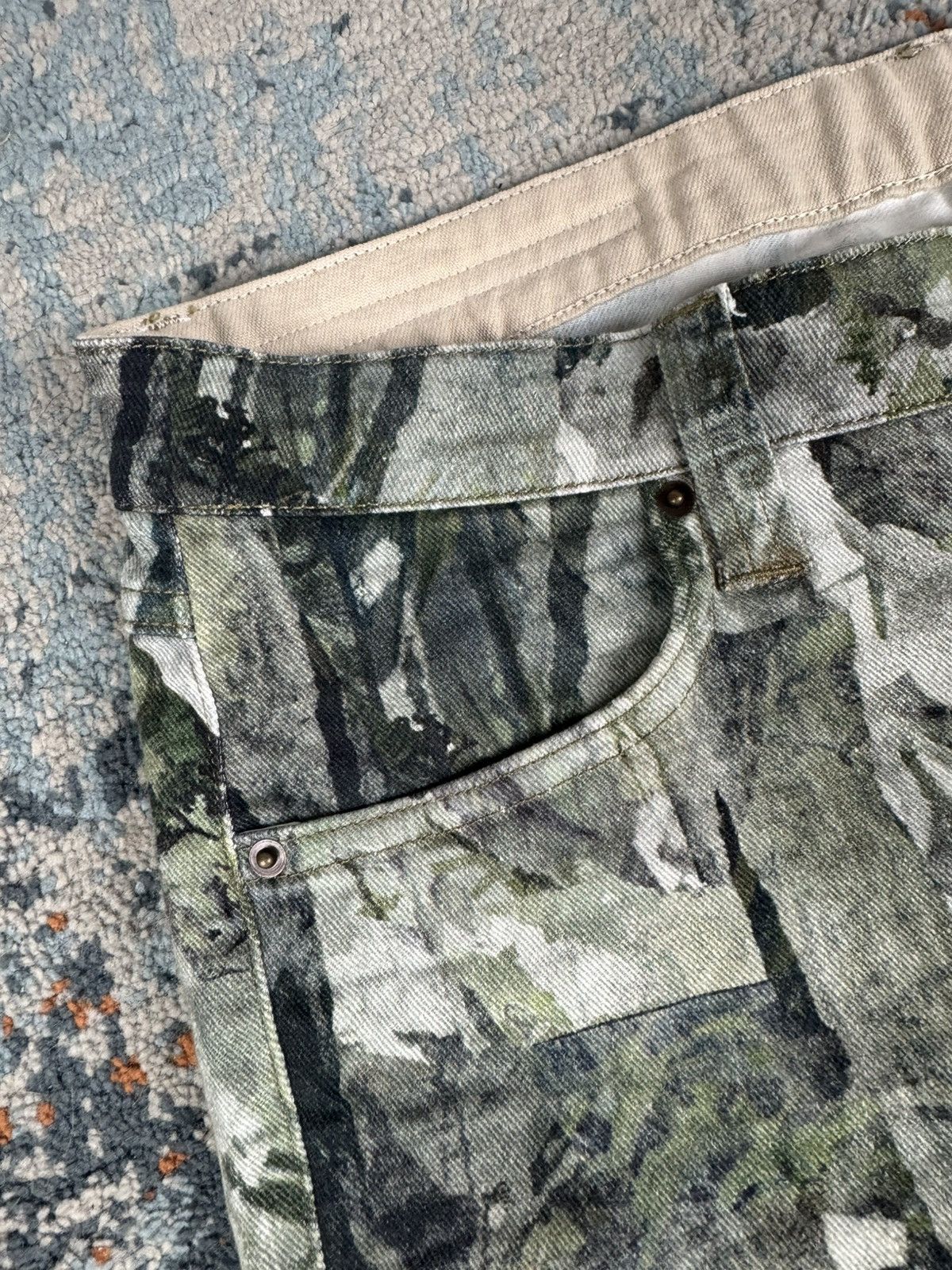 Grifoni Vintage Y2K Mauro Grifoni floral jungle print skinny pants Size 28" / US 6 / IT 42 - 10 Thumbnail