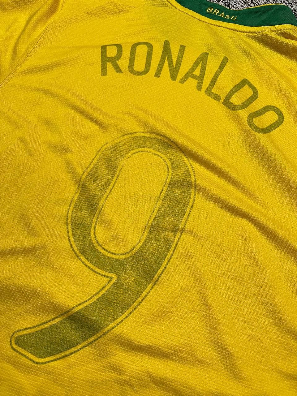 Nike × Vintage 2006 Ronaldo Brazil Match worn Shirt Jersey No. 9 Size M Size US M / EU 48-50 / 2 - 7 Thumbnail