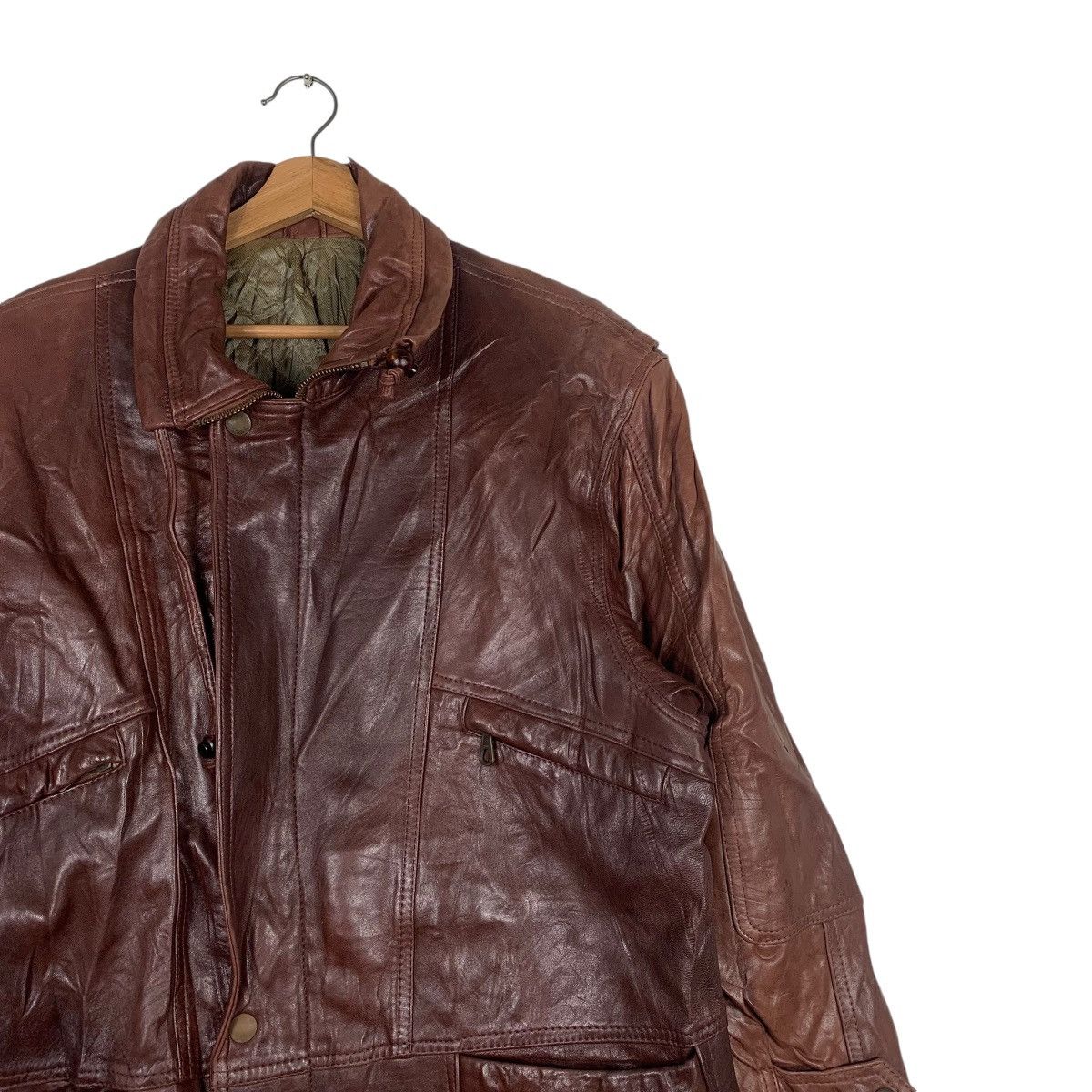 Japanese Brand Vintage Carpell Leather Jacket Made In Italy Size US M / EU 48-50 / 2 - 5 Thumbnail