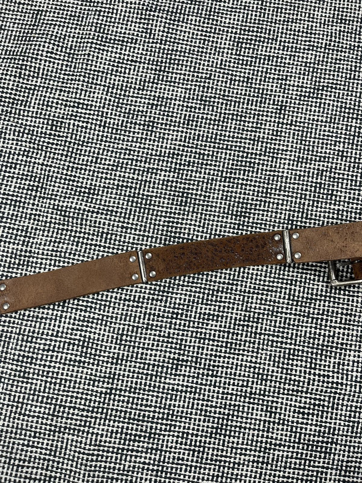 Other ➕ paneled patchwork avant garde brown belt Size ONE SIZE - 3 Thumbnail