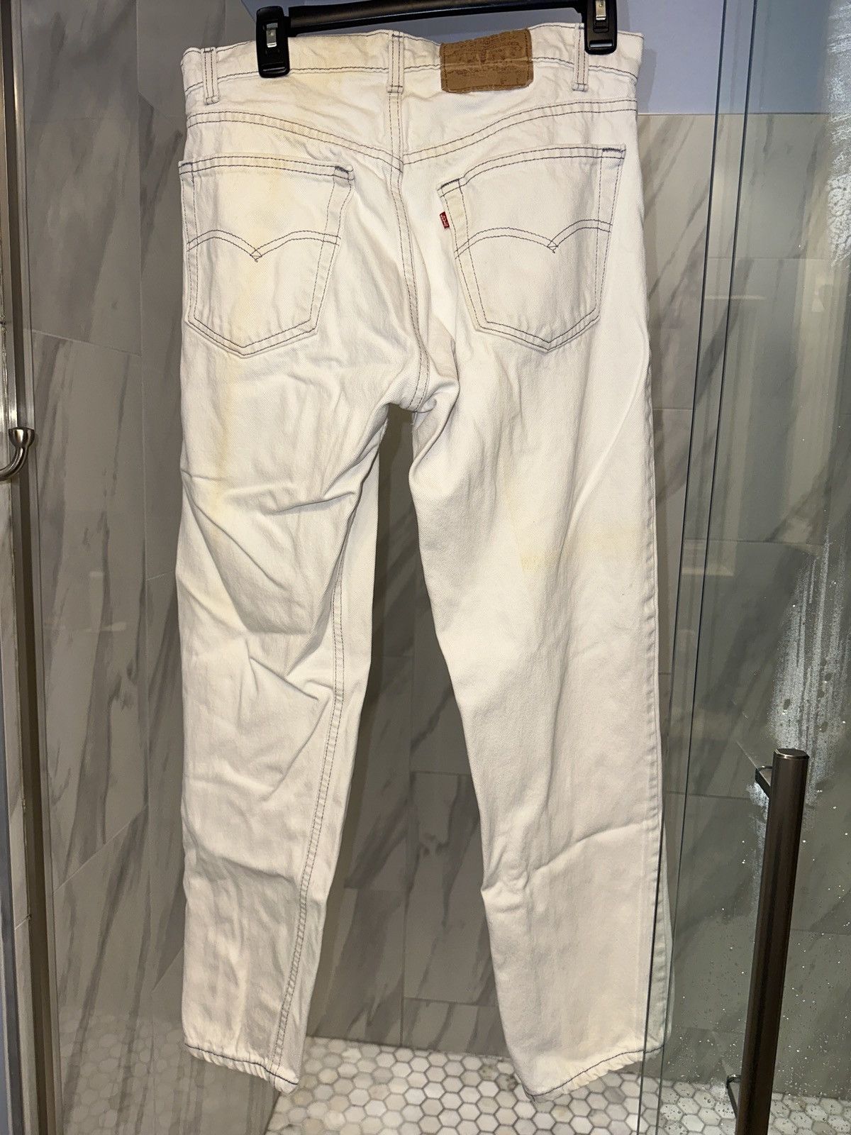 Levi's Levi’s white denim pants 32x34 Size US 32 / EU 48 - 3 Thumbnail