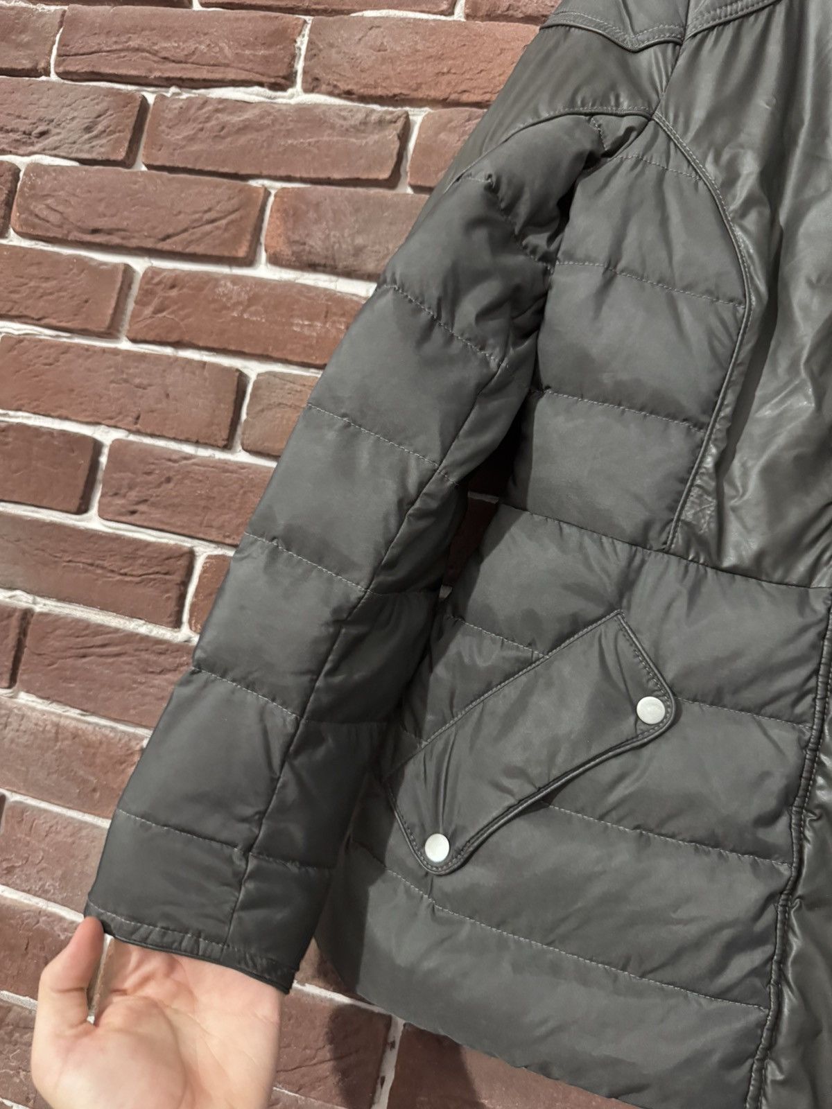 Belstaff Rare Belstaff Down Puffer Jacket Silver Label 42 Gray Hyoe Size M / US 6-8 / IT 42-44 - 8 Thumbnail