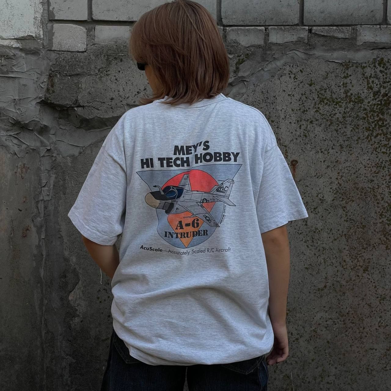 Vintage Vintage Japanese Style T-shirts A-6 Intruder Joke Humor Size US XL / EU 56 / 4 - 1 Thumbnail