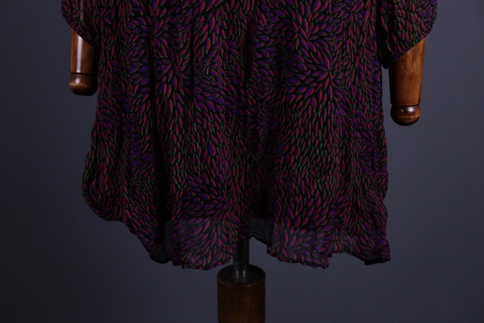 Wilkes Bashford BA&SH Multicolor Floral Relaxed Mesh Dress Size 0 / XS Size XS / US 0-2 / IT 36-38 - 3 Thumbnail