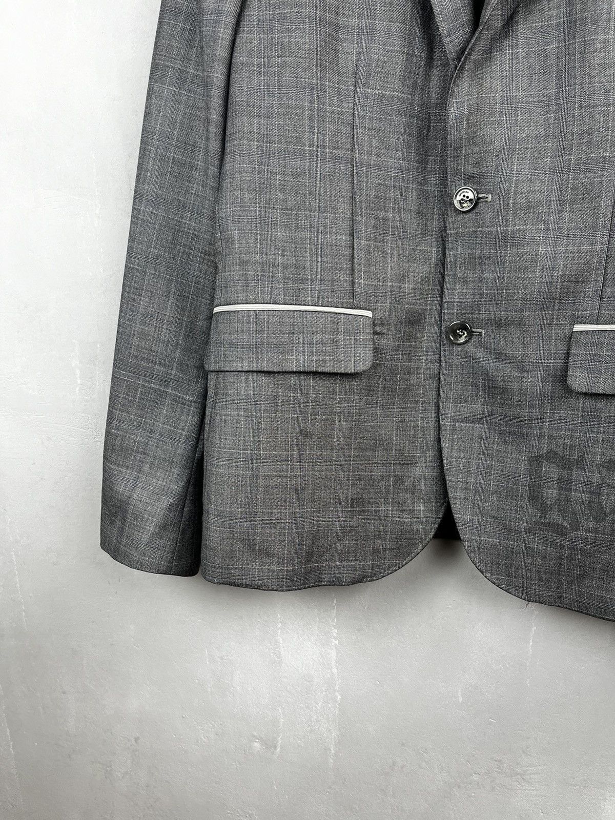 John Galliano John Galliano Printed Grey Blazer Size 50R - 11 Thumbnail