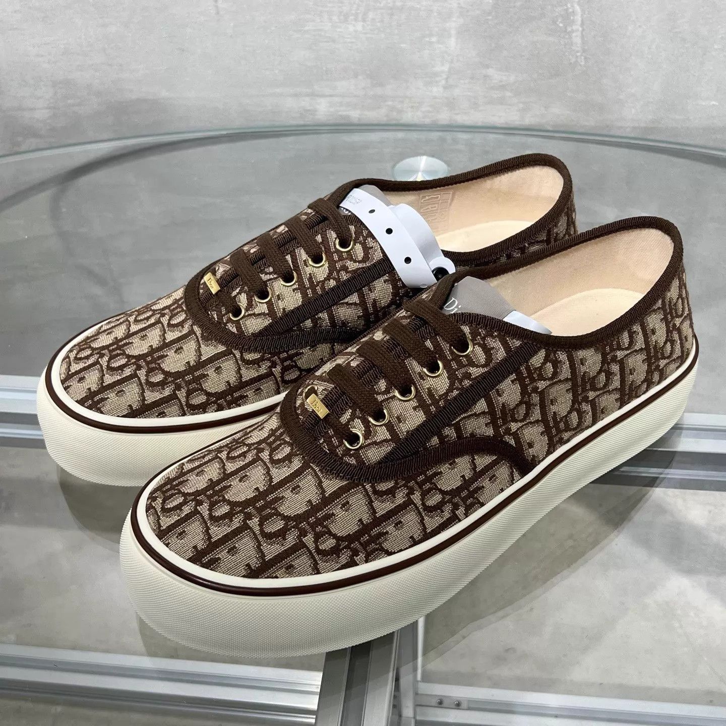 Dior Dior Saltwind Brown Monogram Low Top Sneakers 44 Size US 11 / EU 44 - 2 Thumbnail