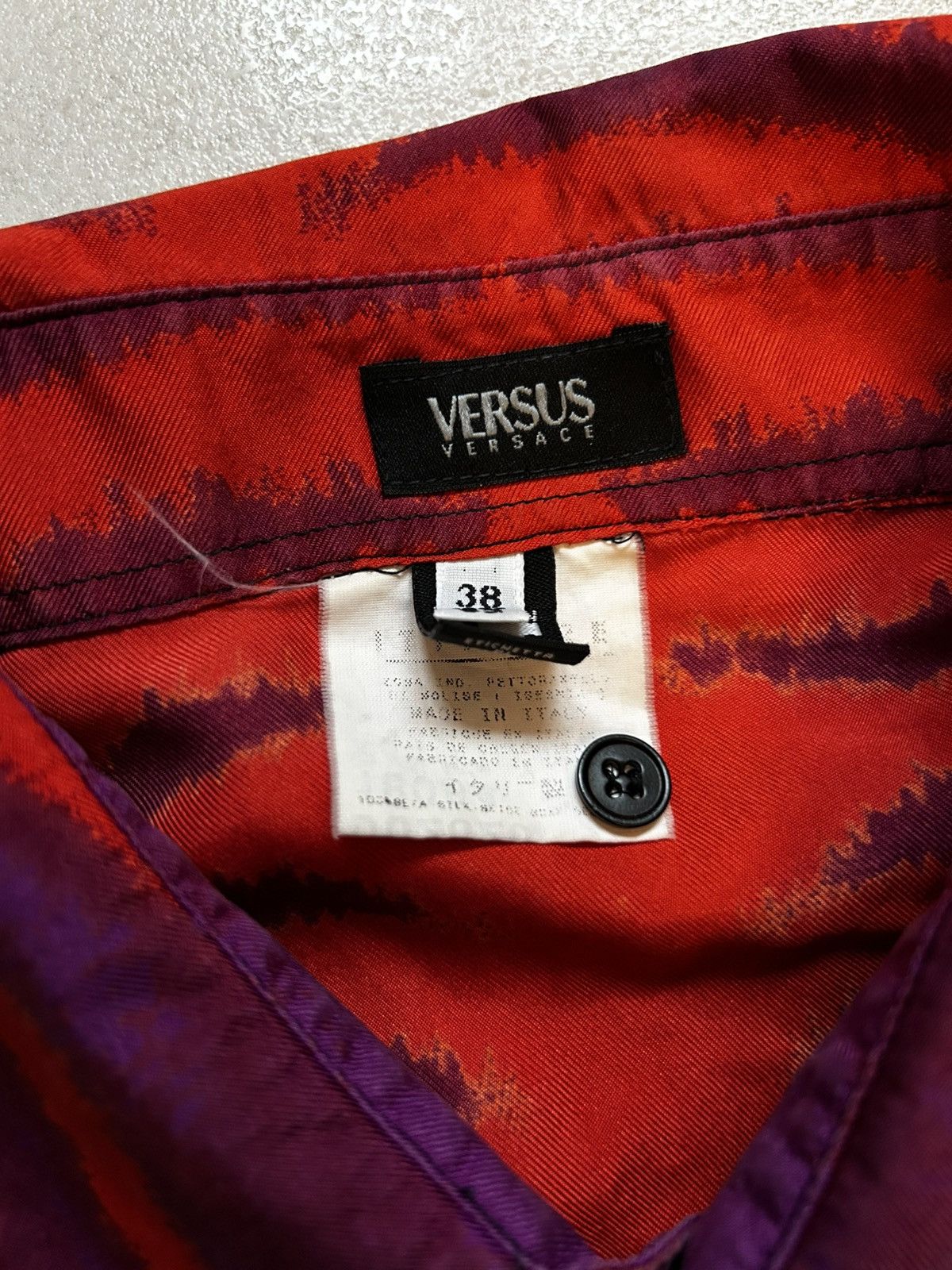 Versace Versace sleeveless Floral sex Silk Button Down Shirt Size US L / EU 52-54 / 3 - 3 Thumbnail