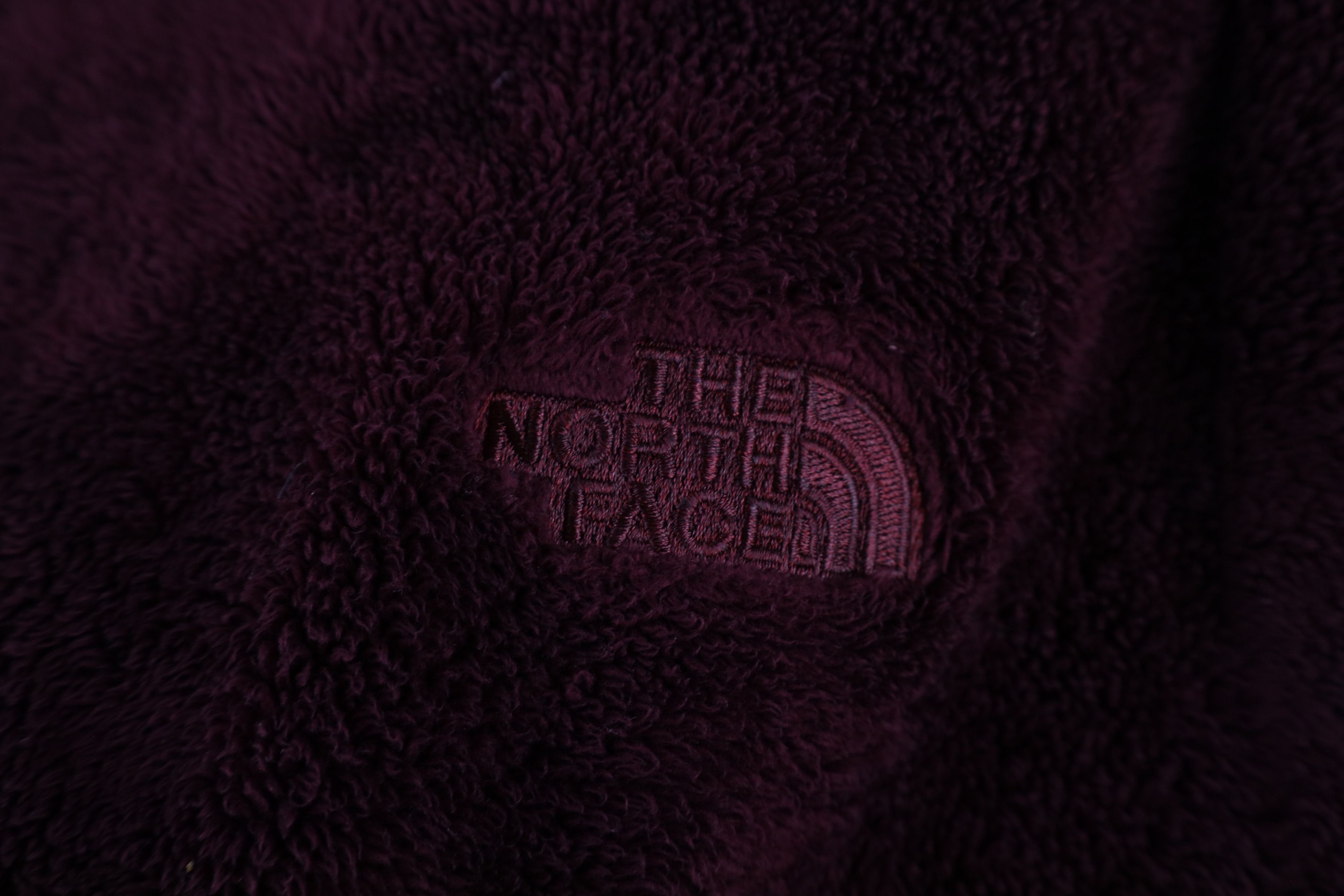 The North Face × Vintage The North Face Spell Osito Flow Fleece Jacket Burgundy Red Size M / US 6-8 / IT 42-44 - 12 Thumbnail