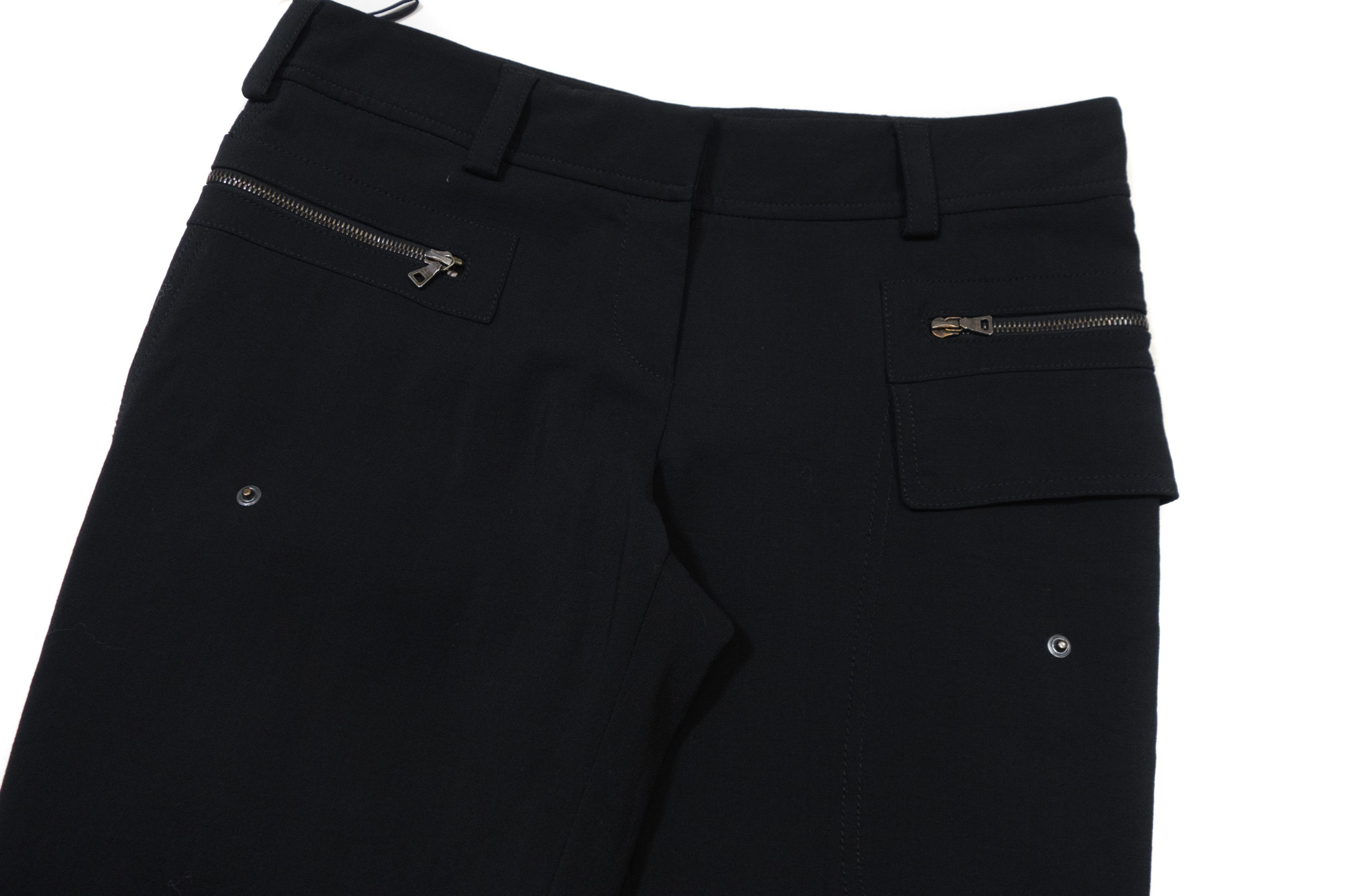 Prada 00s Mainline Wool Blend Tactical Cargo Pocket Pants Size 28" / US 6 / IT 42 - 3 Thumbnail