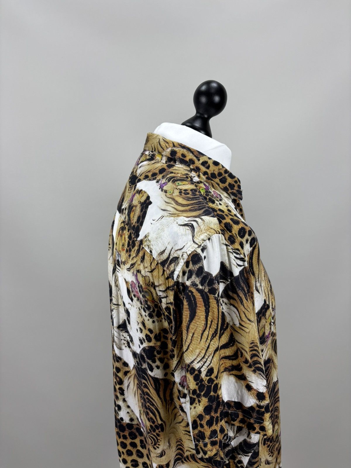 Allsaints Mens viscose shirt animal print All Saints Size M Size US M / EU 48-50 / 2 - 6 Thumbnail