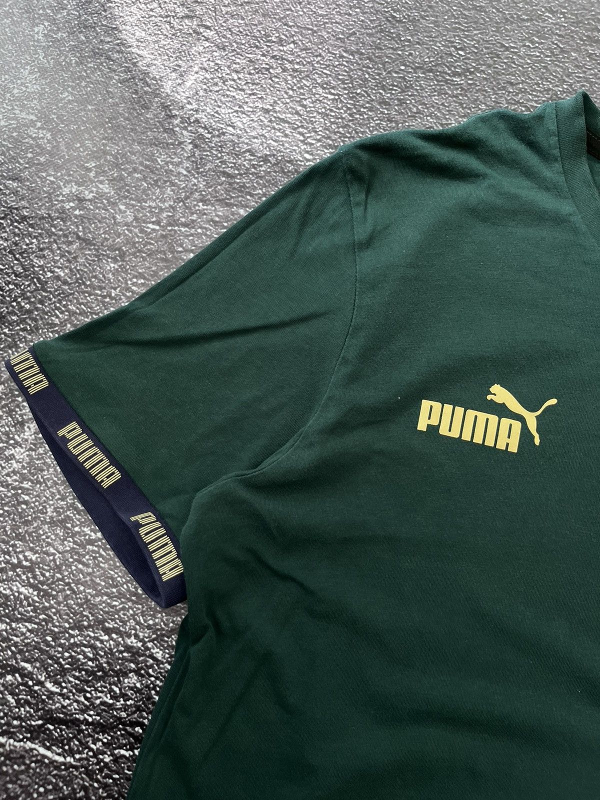 Puma Vintage Puma Italia Green Big Logo Tee t-shirt Size US M / EU 48-50 / 2 - 4 Thumbnail