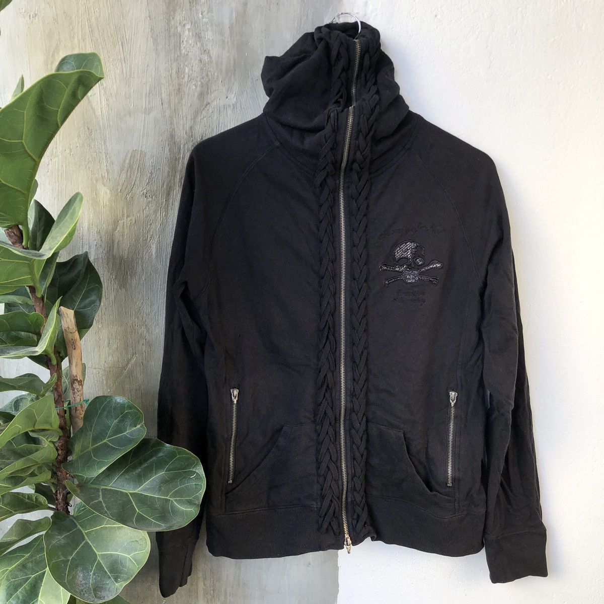 Army of No with Skull Embroidery Hoodies