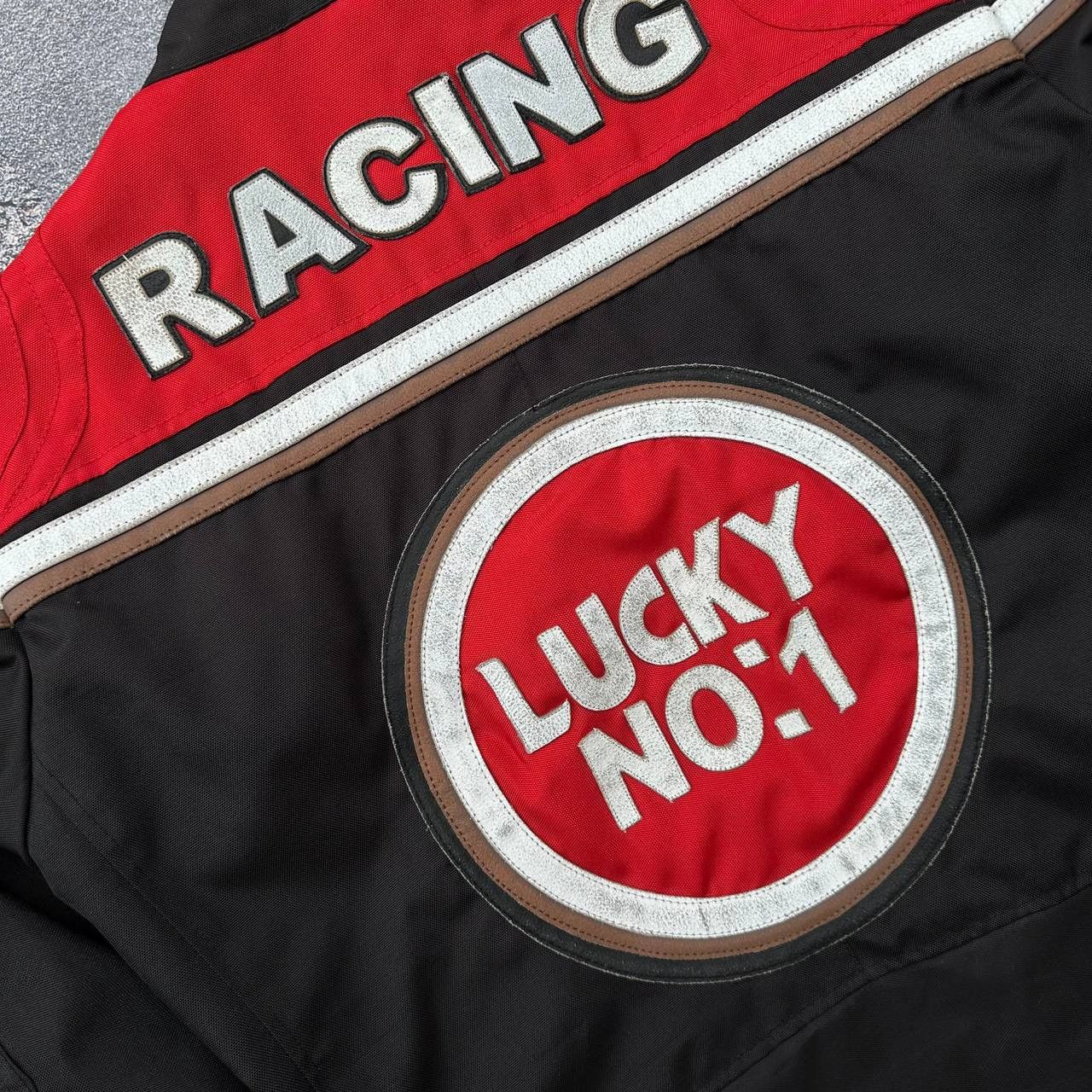 Other Vintage Lucky Strike Racing Team Moto Jacket Size US L / EU 52-54 / 3 - 12 Thumbnail