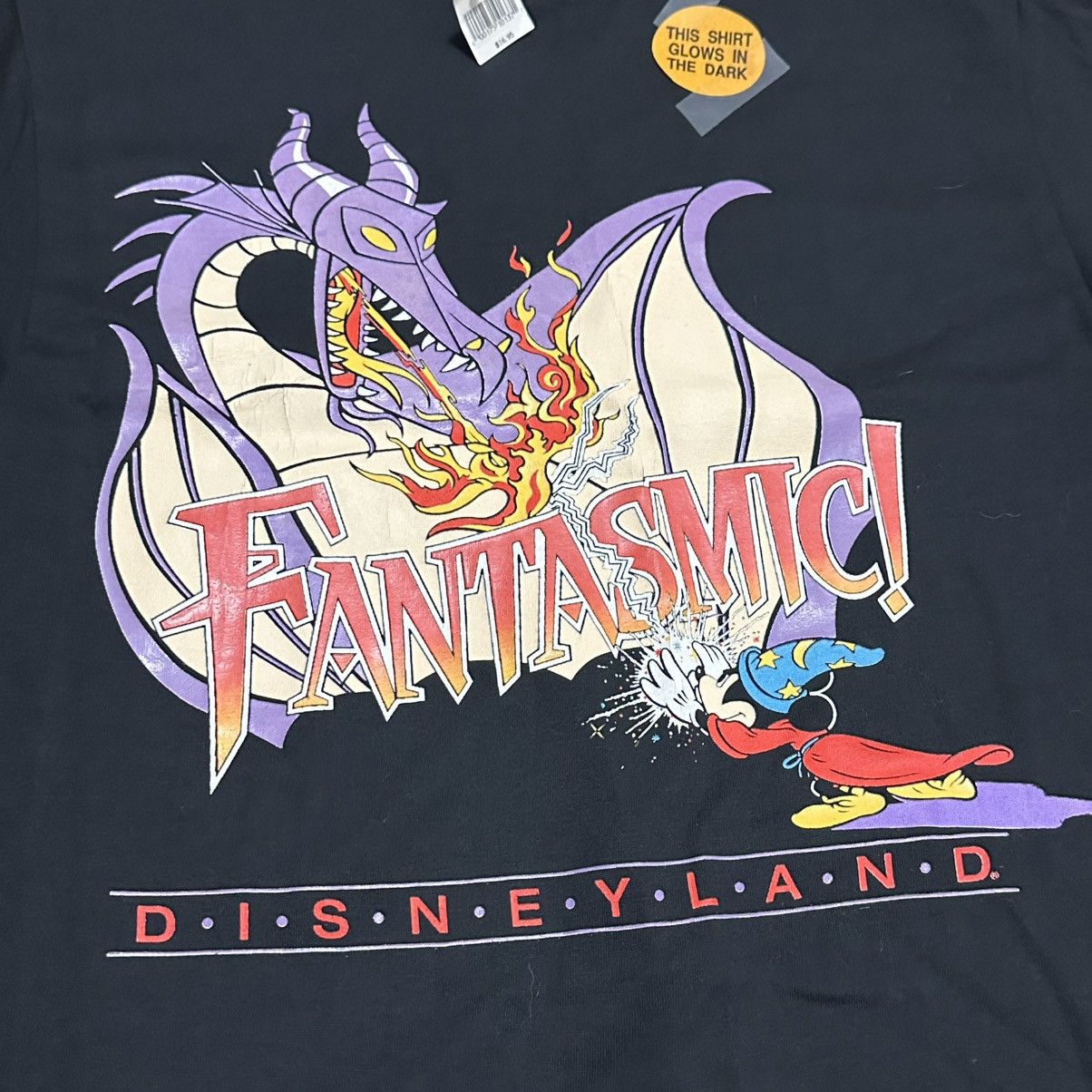 Disney Vintage 1990s Disneyland Fantasmic Fantasia T-Shirt Mickey Size US M / EU 48-50 / 2 - 4 Thumbnail