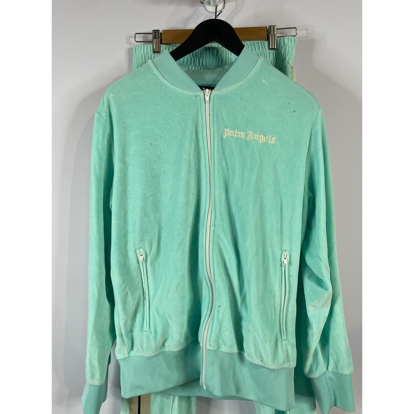 Palm Angels Palm Angels Track Suit Tiffany Blue Used XL Top L Bottoms Size US XL / EU 56 / 4 - 1 Thumbnail
