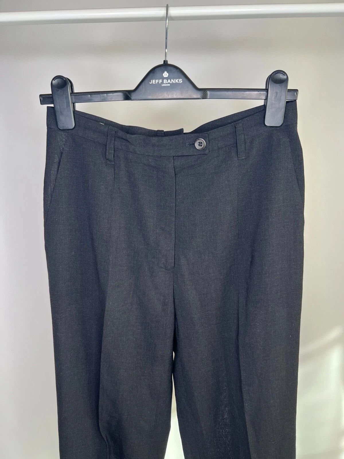 Jil Sander Vintage Jil Sander Women's Black Wool Trouser Pants Size 27" / US 4 / IT 40 - 3 Thumbnail