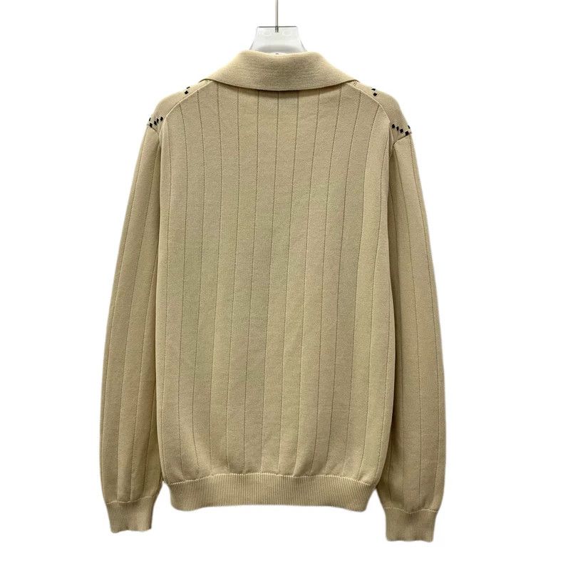 Gucci Gucci Brown logo jacquad lapel single-breasted knitted jac Size XS / US 0-2 / IT 36-38 - 2 Thumbnail