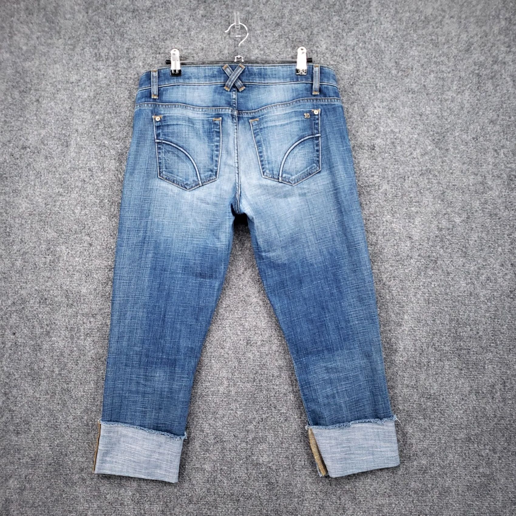 Vintage Joe's Jeans Womens Blue Candice Cropped Mid Rise Stretch Denim Jeans 28 Medium Wash Size 28" / US 6 / IT 42 - 2 Thumbnail