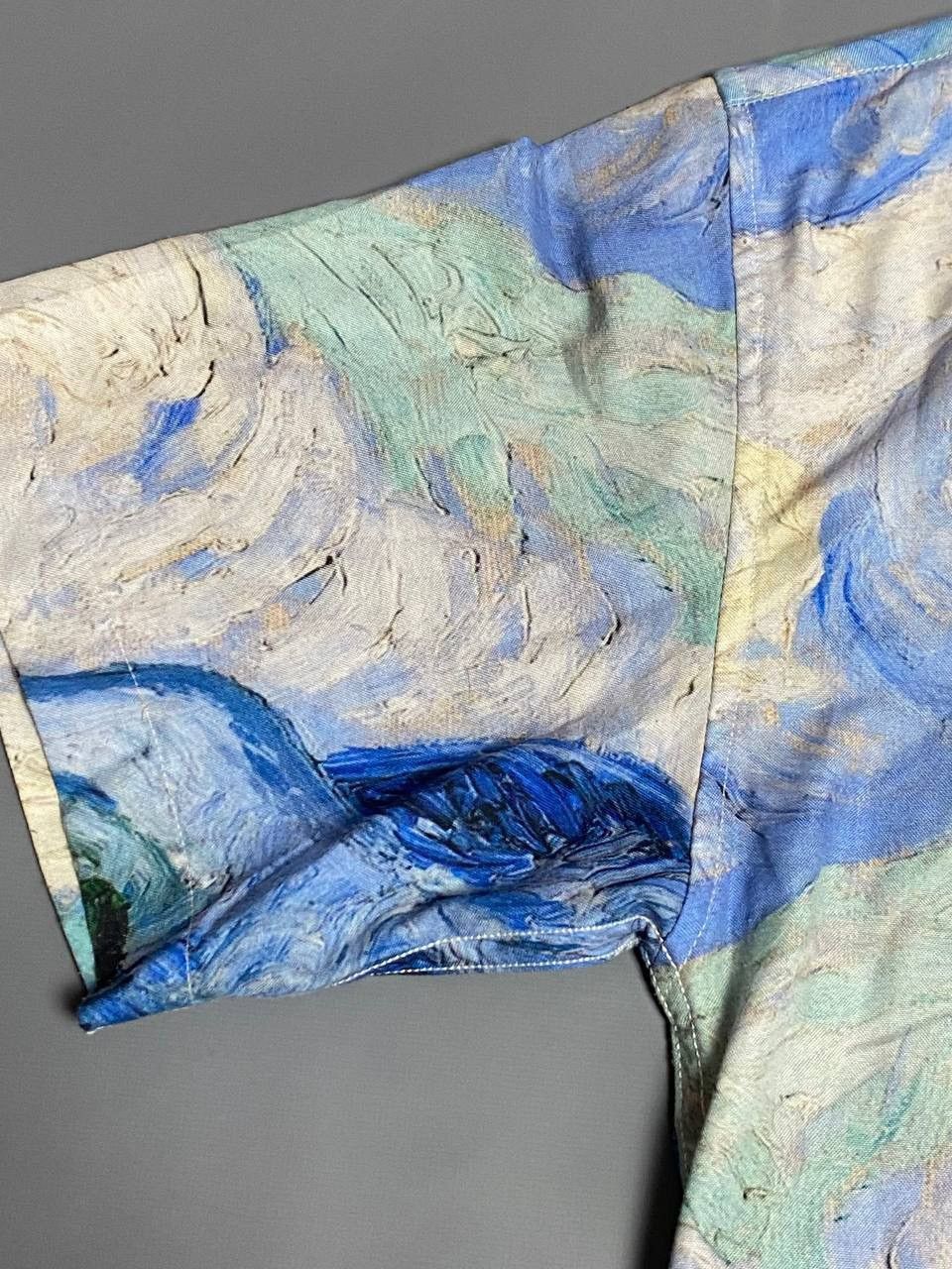 Vintage APOH London Van Gogh Print Shirt Short Sleeve Abstract Art L Size US L / EU 52-54 / 3 - 3 Thumbnail