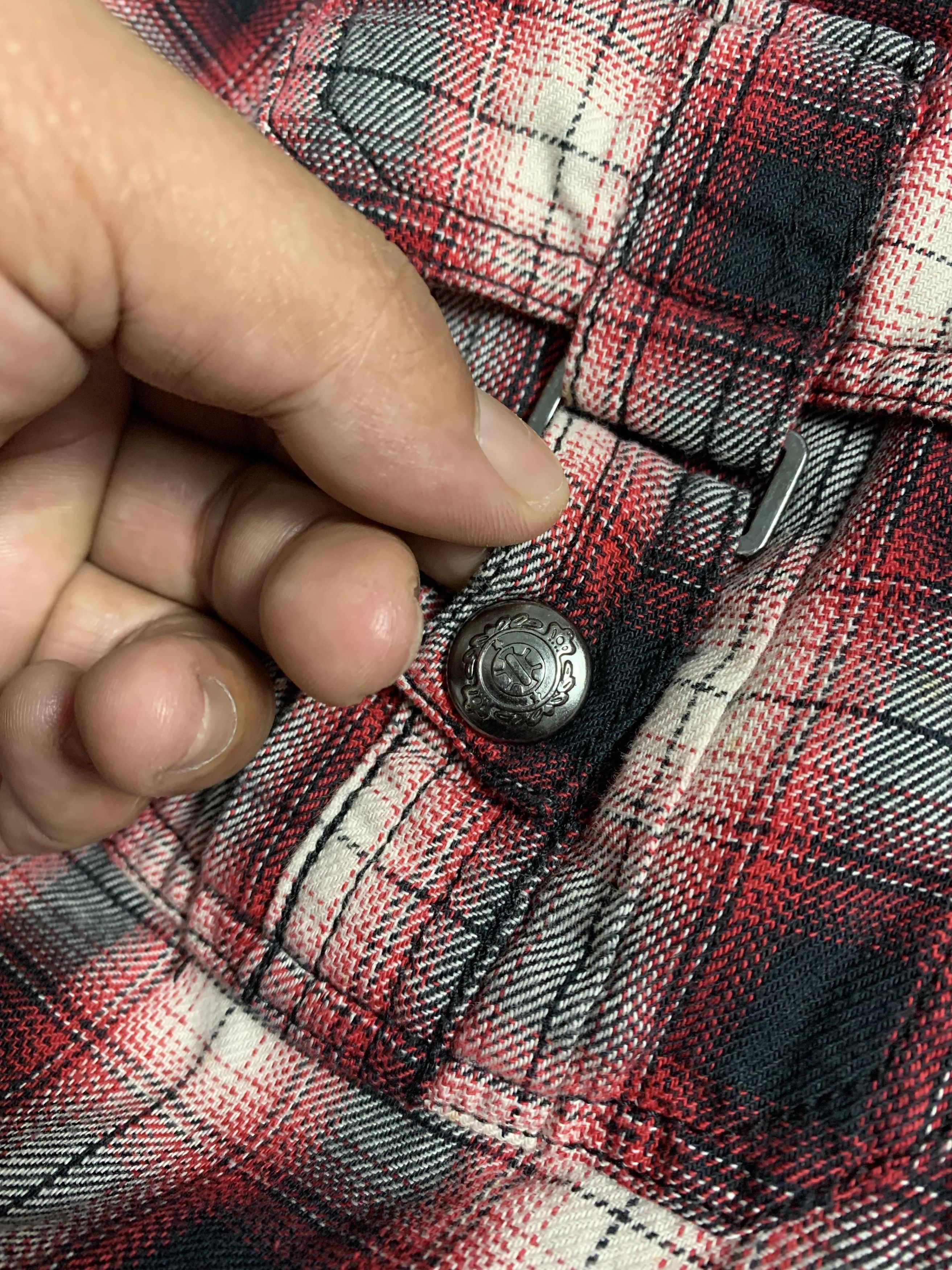 Japanese Brand Bareback Realdress Tartan Double layer zipper Punk Jacket Size US L / EU 52-54 / 3 - 5 Thumbnail