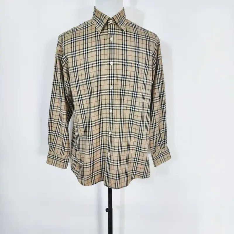 Burberry Burberry Check Cotton Long Sleeve Shirt Size US L / EU 52-54 / 3 - 1 Thumbnail