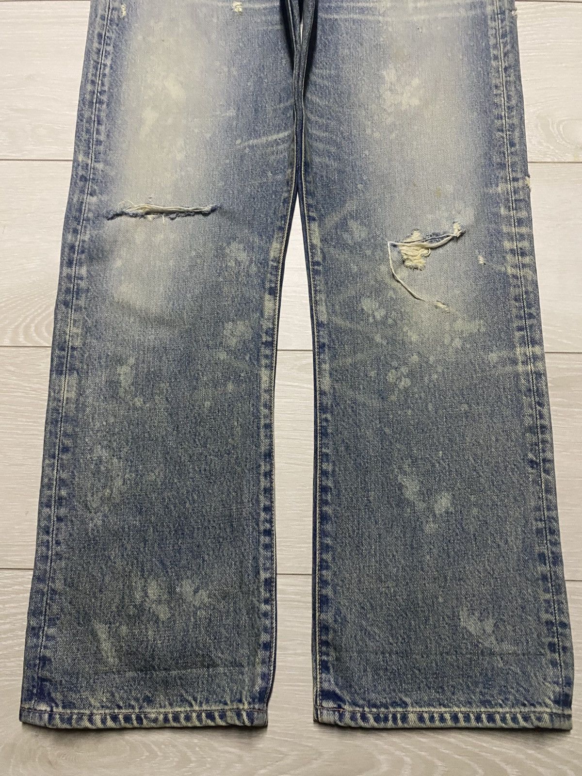 Japanese Brand Vintage Japanese Rna Bleach Distressed Loose Jeans Size US 32 / EU 48 - 5 Thumbnail