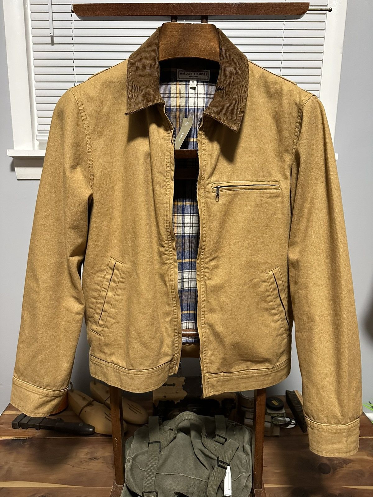 J.Crew: Wallace & Barnes Lightweight Canvas Work Jacket For Men