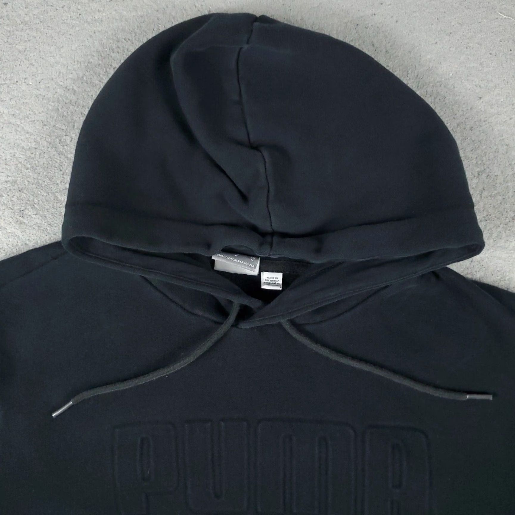 Puma PUMA Hoodie Mens Medium Black Casual Pullover Sweatshirt Size US M / EU 48-50 / 2 - 2 Thumbnail