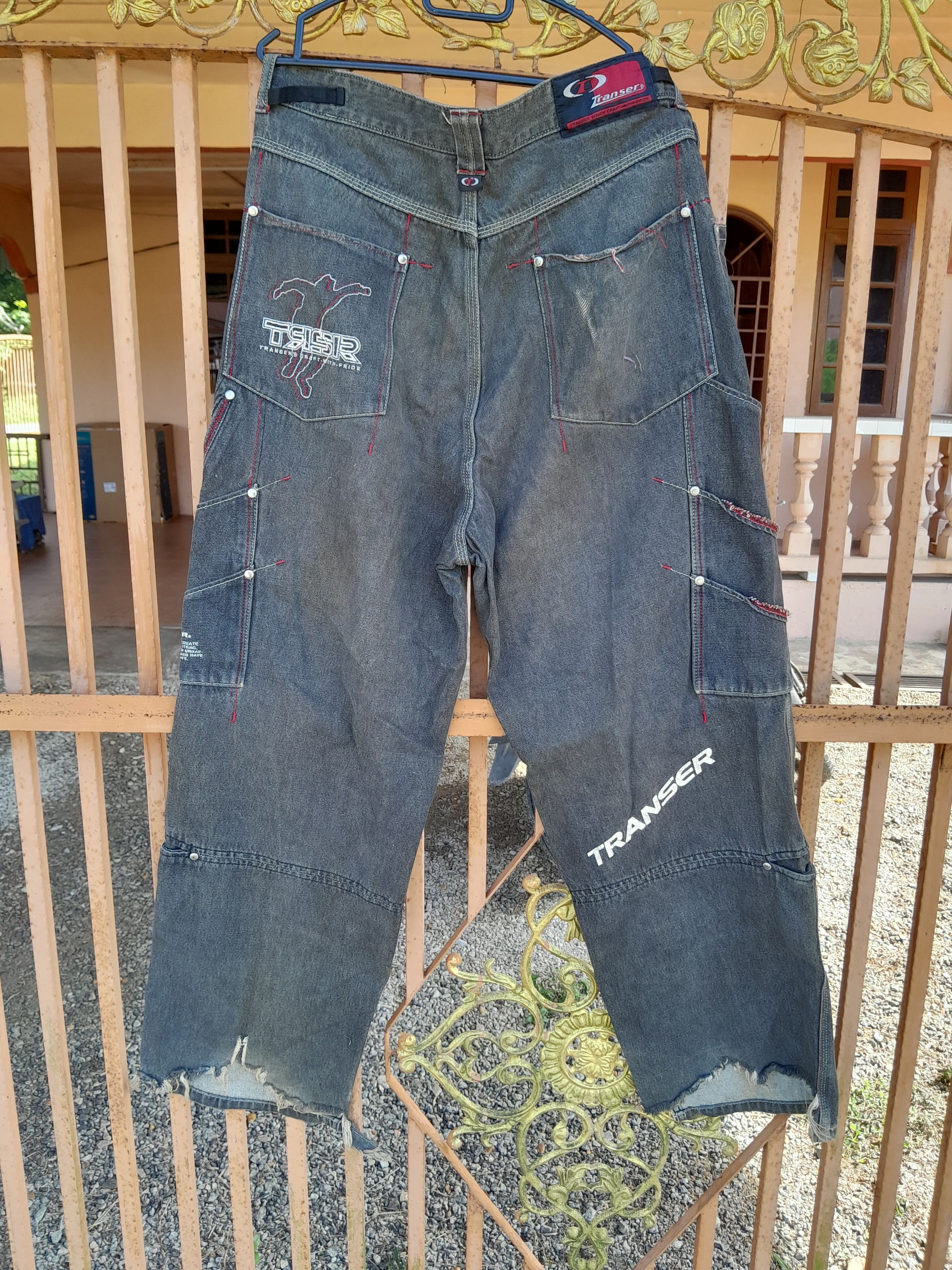 Japanese Brand ❤FINAL DROP❤FADED JAPANESE BAGGY MULTIPOCKET CARGO PANTS Size US 33 - 1 Thumbnail