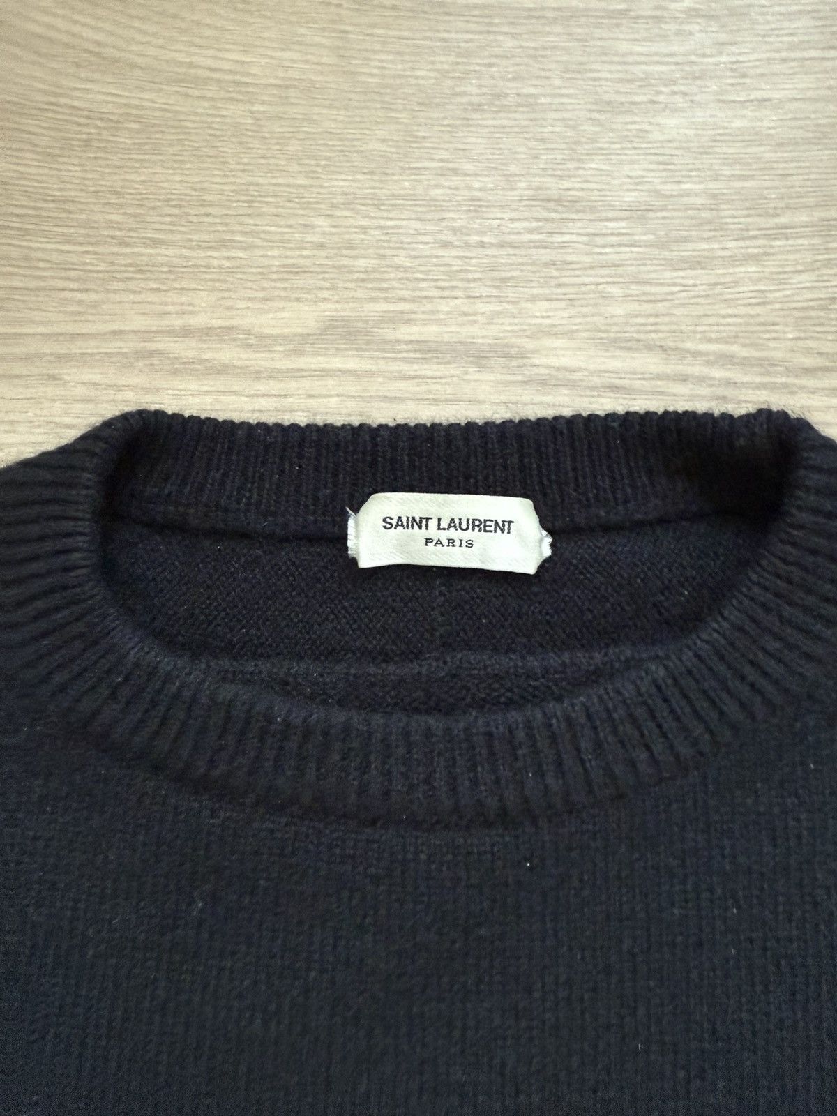 Saint Laurent Paris Saint Laurent Hedi cashmere sweater Size US L / EU 52-54 / 3 - 2 Thumbnail