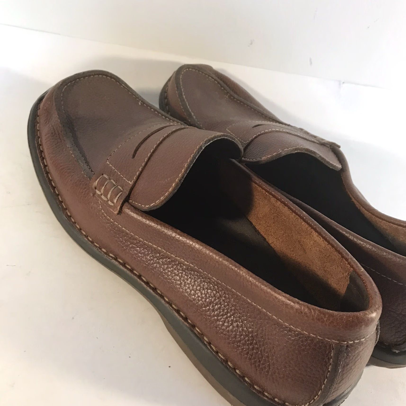 Rockport Rockport Leather Penny Loafers Mens Size 11M Dress Shoe Brown Comfort Slip On Size US 11 / EU 44 - 4 Thumbnail