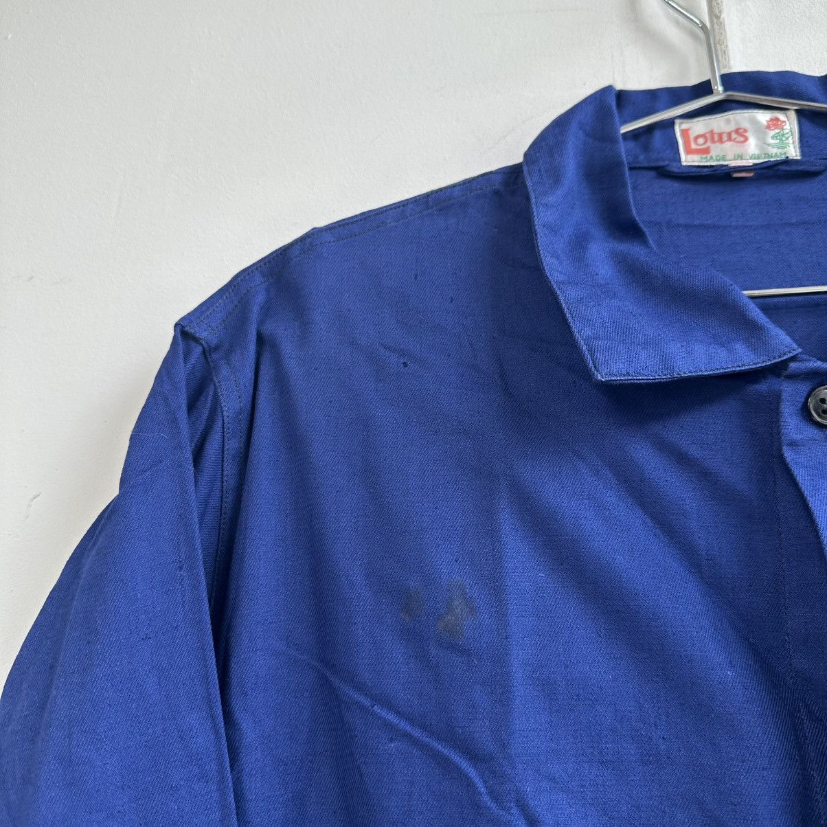 Other Lotus Vintage 70s French Workwear Chore Jacket Size US L / EU 52-54 / 3 - 12 Thumbnail