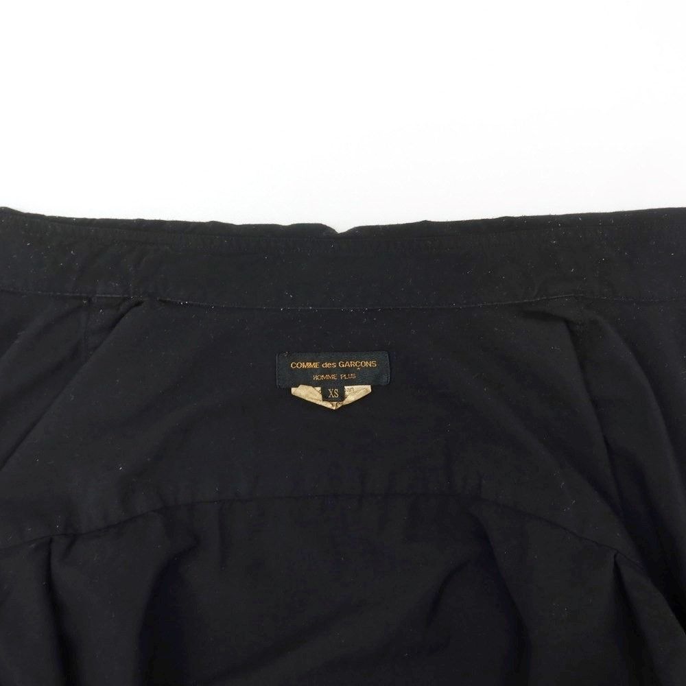 Comme des Garcons Homme Plus Shirt Polyester Plain Long Sleeve Black Size US XS / EU 42 / 0 - 4 Thumbnail