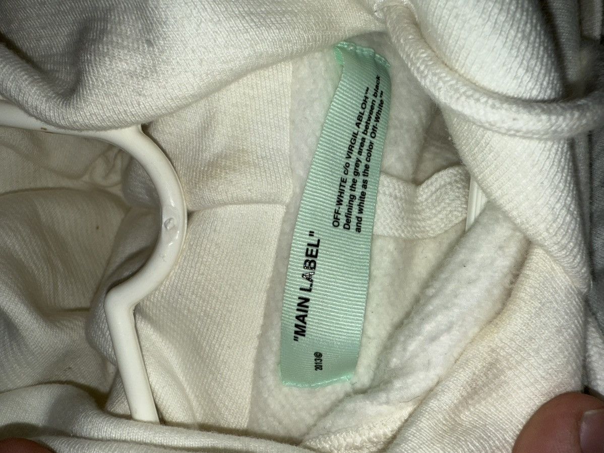 Off-White × Vintage Off White World Hand Hoodie Tee Size US M / EU 48-50 / 2 - 8 Thumbnail